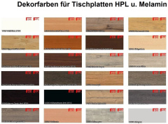 Dekorfarben Tischplatten