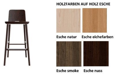 BA 7 Barhocker Holzfarben